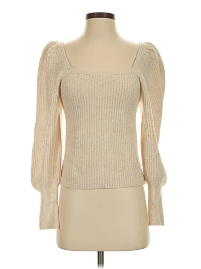 Pre-owned 1.state Pullover Sweater In Tan
