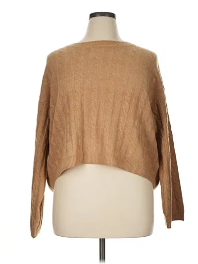 Pre-owned 1.state Pullover Sweater In Tan