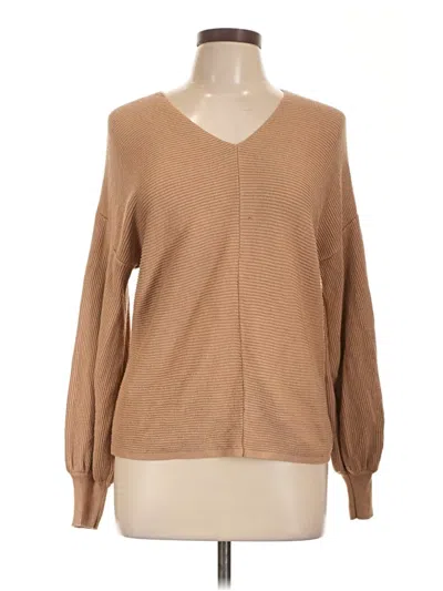 Pre-owned 1.state Pullover Sweater In Tan