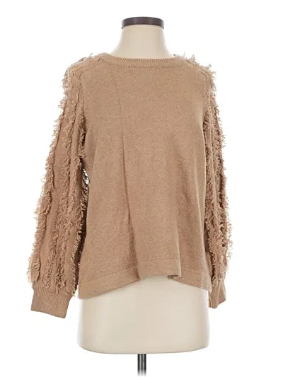 Pre-owned 1.state Pullover Sweater In Tan