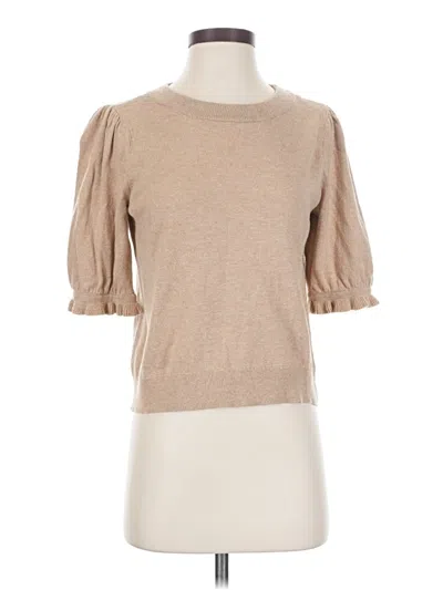 Pre-owned 1.state Pullover Sweater In Tan