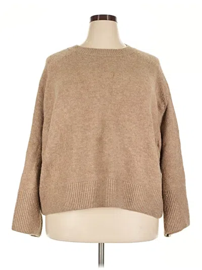 Pre-owned 1.state Pullover Sweater In Tan