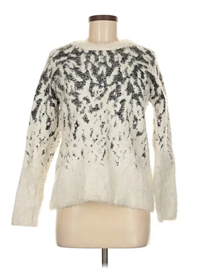 Pre-owned 1.state Pullover Sweater In White