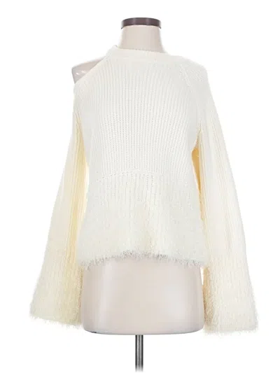 Pre-owned 1.state Pullover Sweater In White