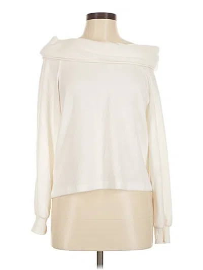 Pre-owned 1.state Pullover Sweater In White