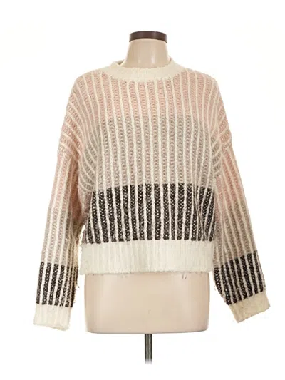 Pre-owned 1.state Pullover Sweater In White