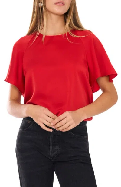 1.state Raglan Sleeve Top In Deep Rouge