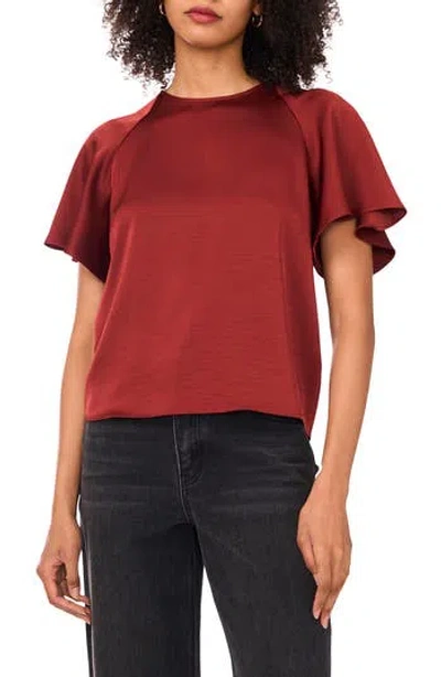 1.state Raglan Sleeve Top In Red