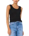 1.state Womens Roll Neck Tank Top Floral Print Drawstring Waist Wide Leg Pants