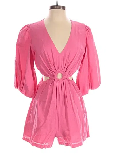 Pre-owned 1.state Romper In Pink