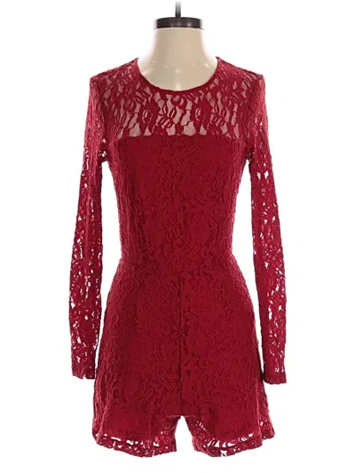 Pre-owned 1.state Romper In Red