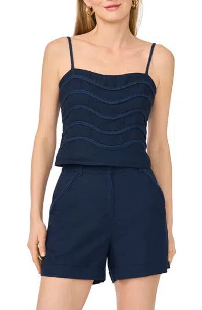 1.state Rope Embroidered Camisole In Blue