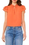 1.state Ruffle Flutter Sleeve Top