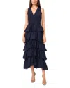 1.state Ruffle Maxi Dress In Indigo Night