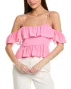 1.state Ruffle Top