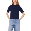 1.state Saddle Short Sleeve Sweater In Blue