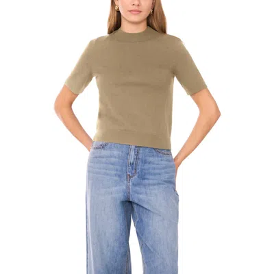 1.state Saddle Short Sleeve Sweater In Sunny Oak