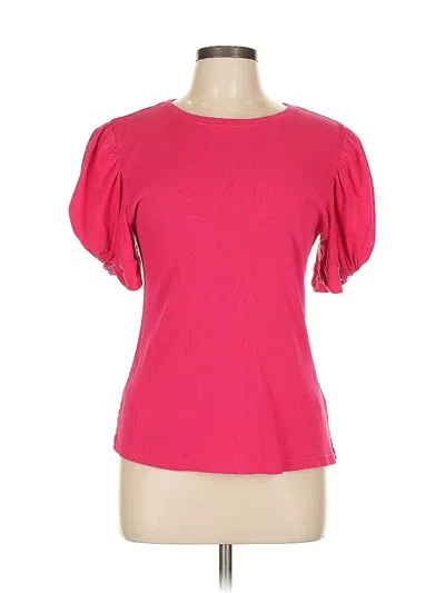 Pre-owned 1.state Short Sleeve T-shirt In Pink