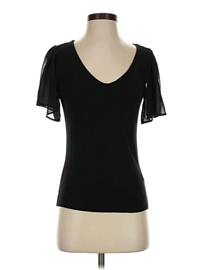 Pre-owned 1.state Short Sleeve T-shirt In Black