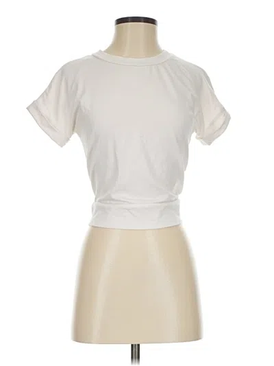 Pre-owned 1.state Short Sleeve T-shirt In Ivory