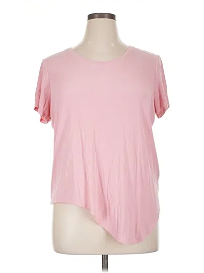 Pre-owned 1.state Short Sleeve T-shirt In Pink