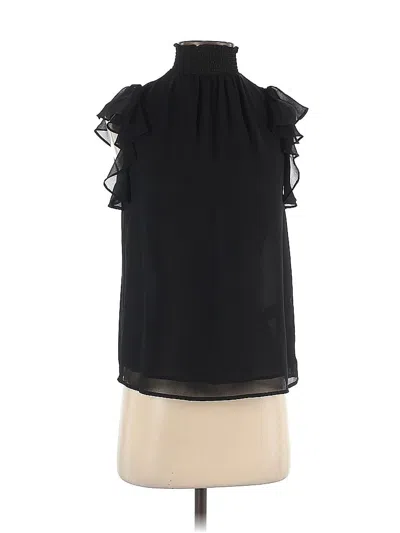 Pre-owned 1.state Sleeveless Blouse In Black