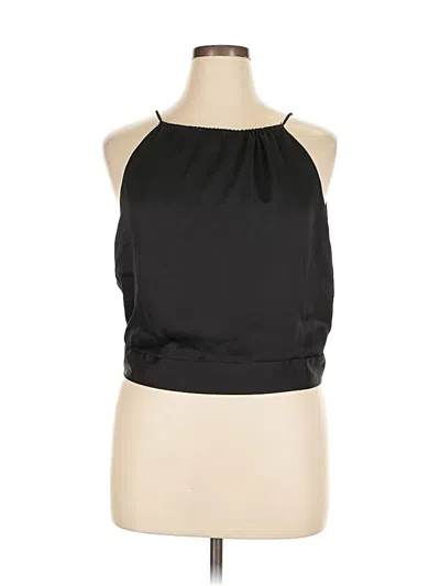 Pre-owned 1.state Sleeveless Blouse In Black