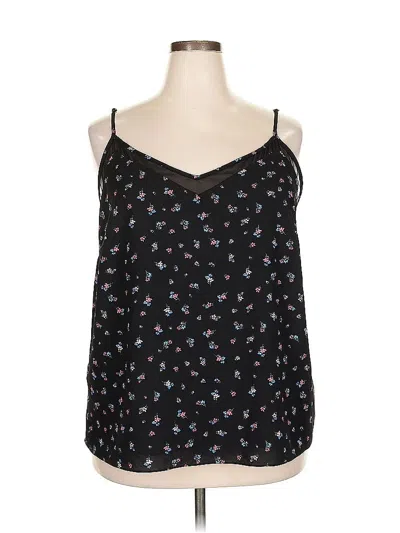 Pre-owned 1.state Sleeveless Blouse In Black
