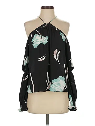 Pre-owned 1.state Sleeveless Blouse In Black