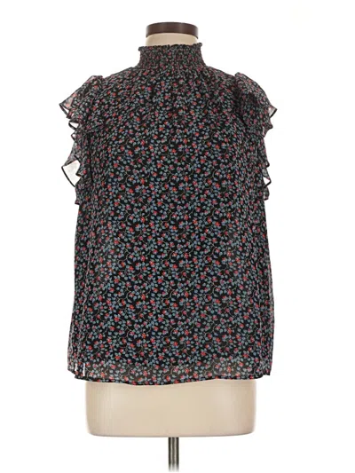 Pre-owned 1.state Sleeveless Blouse In Black