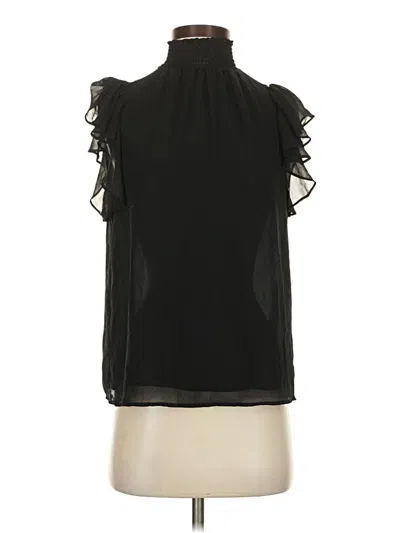 Pre-owned 1.state Sleeveless Blouse In Black