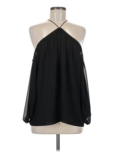 Pre-owned 1.state Sleeveless Blouse In Black