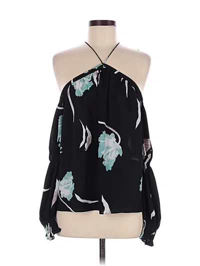Pre-owned 1.state Sleeveless Blouse In Black