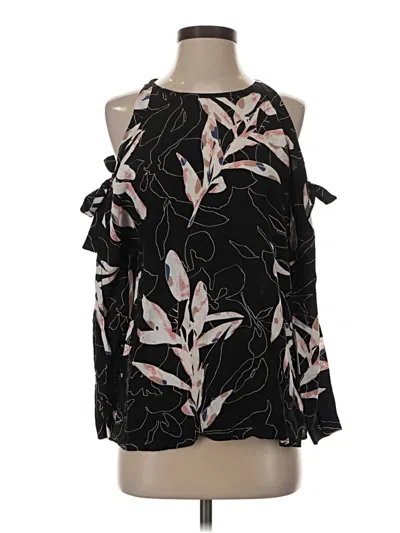 Pre-owned 1.state Sleeveless Blouse In Black
