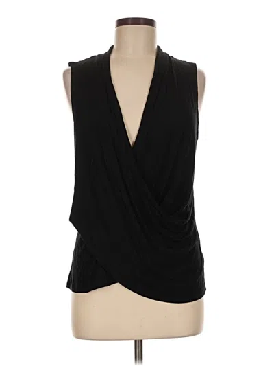 Pre-owned 1.state Sleeveless Blouse In Black