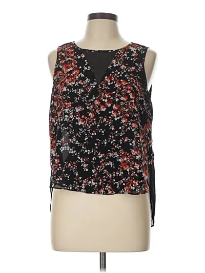 Pre-owned 1.state Sleeveless Blouse In Black
