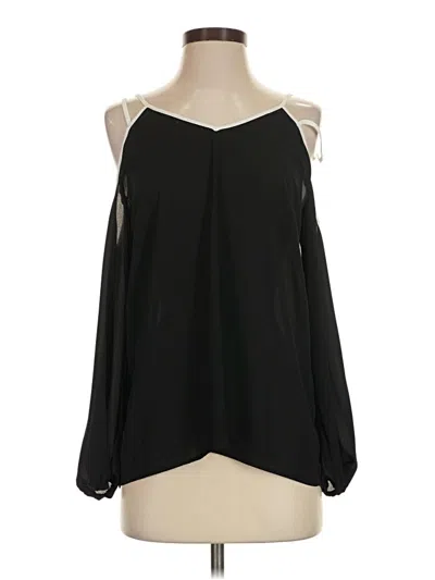 Pre-owned 1.state Sleeveless Blouse In Black