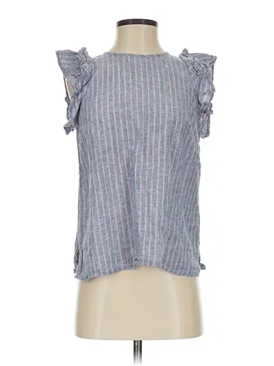 Pre-owned 1.state Sleeveless Blouse In Blue