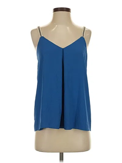 Pre-owned 1.state Sleeveless Blouse In Blue