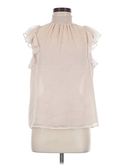 Pre-owned 1.state Sleeveless Blouse In Ivory