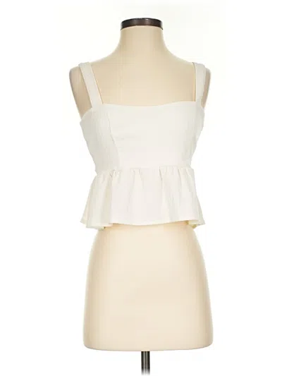 Pre-owned 1.state Sleeveless Blouse In Ivory