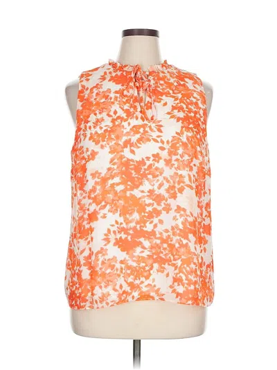 Pre-owned 1.state Sleeveless Blouse In Orange