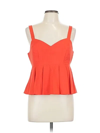 Pre-owned 1.state Sleeveless Blouse In Orange