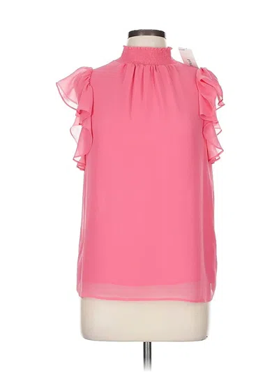 Pre-owned 1.state Sleeveless Blouse In Pink