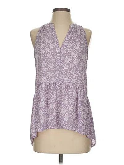 Pre-owned 1.state Sleeveless Blouse In Purple
