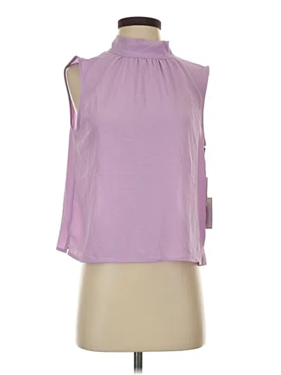 1.state Sleeveless Blouse In Purple