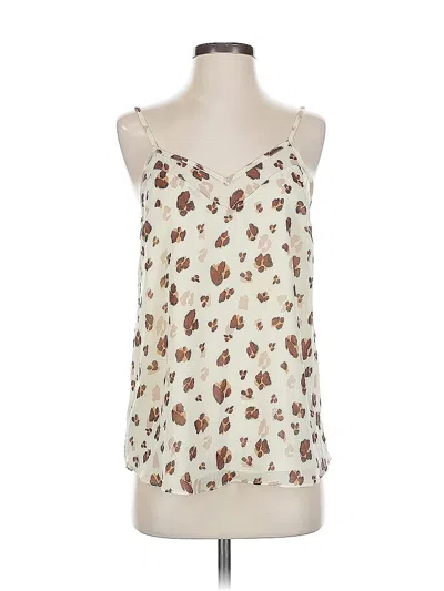 Pre-owned 1.state Sleeveless Blouse In White