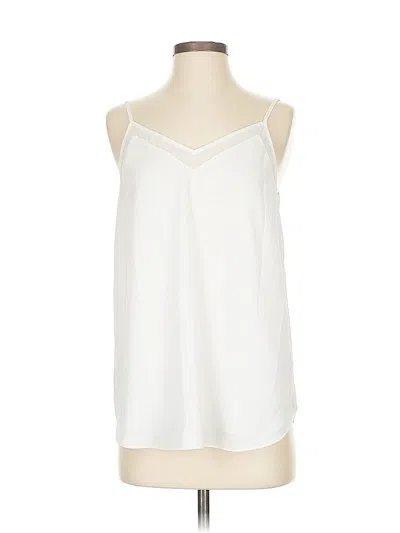 Pre-owned 1.state Sleeveless Blouse In White