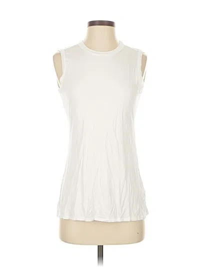 Pre-owned 1.state Sleeveless Blouse In White
