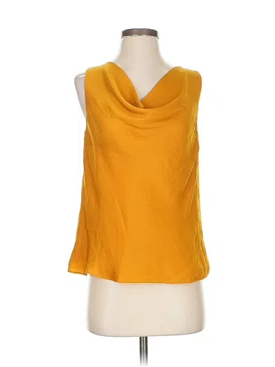 Pre-owned 1.state Sleeveless Blouse In Yellow